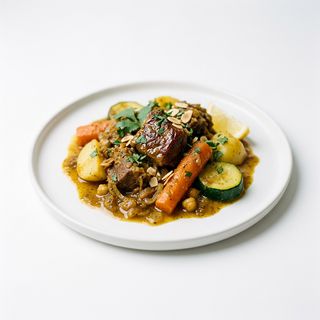 Tajín De Cordero Con Verduras