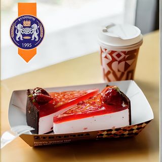 Тістечко полунично-йогуртове (120г)