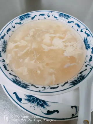 2, Sopa De Esparragos Con Pollo