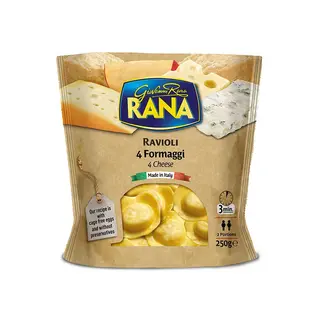 Ravioli cu 4 tipuri de branza Rana 250g