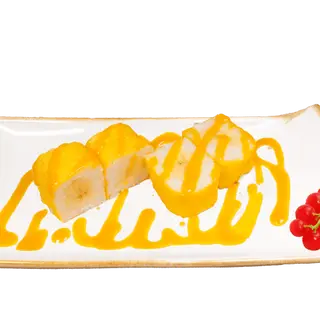 82.platano con salsa de mango 8u