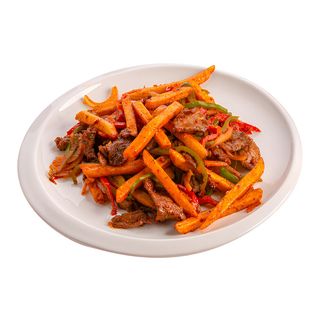 Фри с мясом (300г)