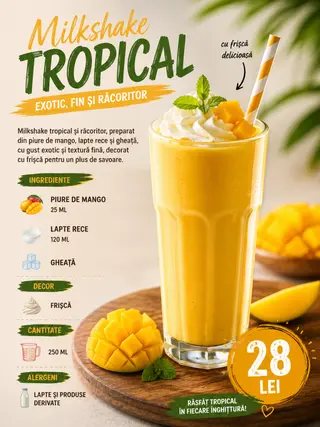 Milkshake de Mango – 250 ml