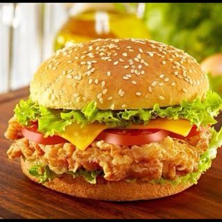 Hamburguesa De Pollo Crujiente