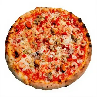 Pizza gamberetti