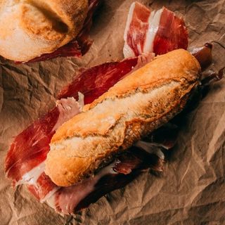 Montadito de Bellota 50% a cuchillo