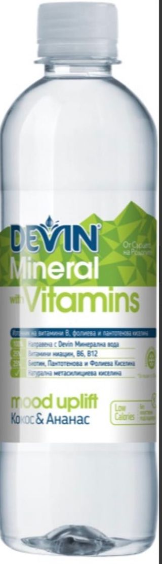 Вода с витамини кокос и ананас (425мл)