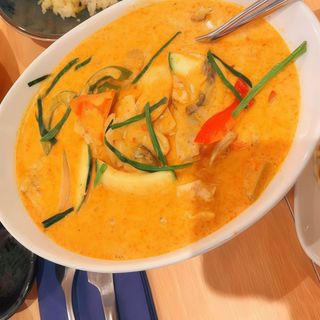 51A.Pollo Al Curry Thai Amarillo (Picante)