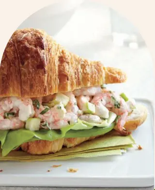 Croissant Crevette, Avocat