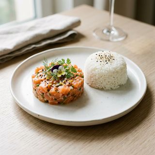 Tartare di salmone - al naturale