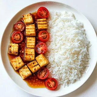 Tofu z pomidorem