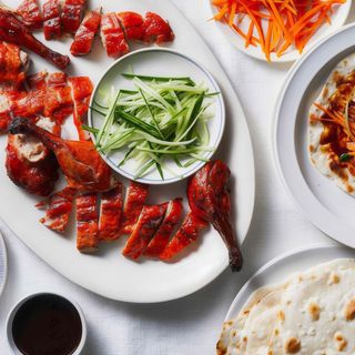 Pato Crujiente Con Naan