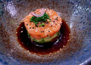 Antipasto shake tartare