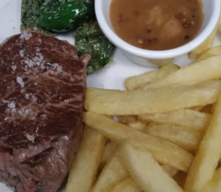 Solomillo A La Pimienta Rosa