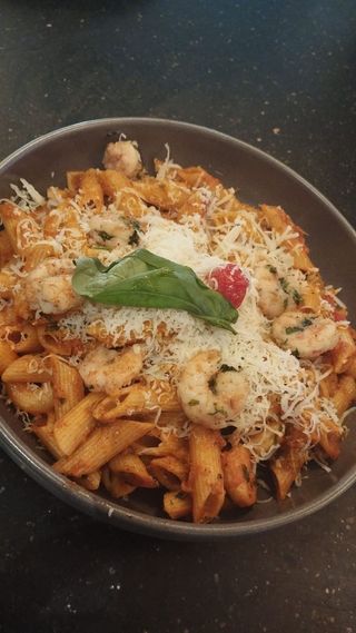 Pâte Penne aux Gambas