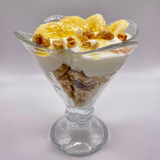 Granola with banana