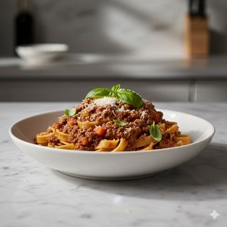 Tagliatelle al ragù di manzo