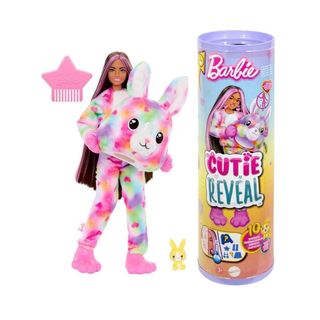 Papusa Barbie, Cutie Reveal, Iepure, 10 surprize [4189596]