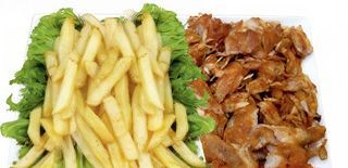 Plato Kebab Con Patatas