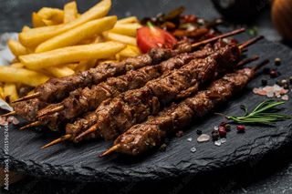 Brochettes Bœuf + Frites