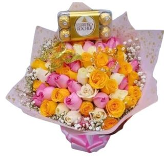 Classic Bouquet + Ferrero Chocolate Rocher