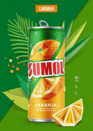 SUMOL LATA 0,33 LARANJA