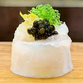 Gunkan caviale e scampi - 2 pezzi