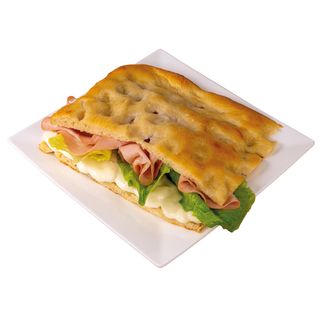 Focaccia al trancio farcita