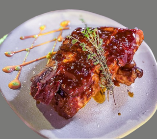 Costillas BBQ  A Baja Temperatura (200 G. A 220 G. Aprox.)