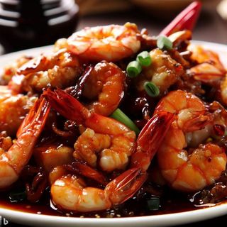 Prawns Szechuan