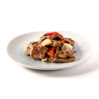 55. Ternera Con Salsa De Ostras