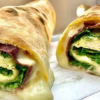 Piadizza porchetta e patate