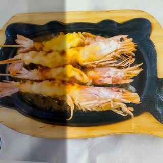 115 Gamberi fritti alla piastra