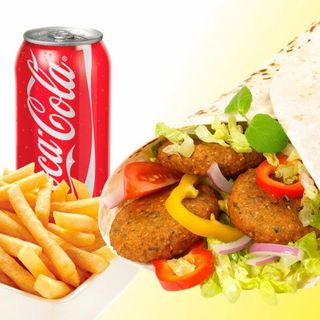 MENÚ Rollo Falafel (5 Uds.)