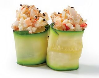 77 Gunkan kani avvolto da zucchini