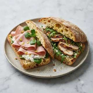 Panino mortadella o pollo