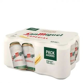 Cerveza San Miguel Especial Lager Pack De 12 Latas De 33 Cl.