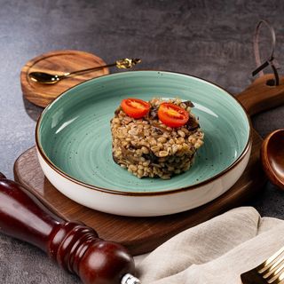 Перловка с грибами 