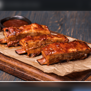 Costilla BBQ al horno 