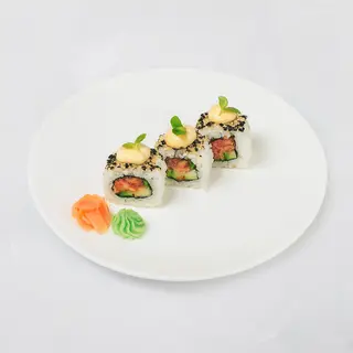 Spicy losos rola