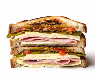 Maxi toast al prosciutto