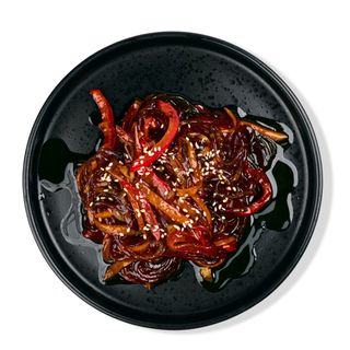 Локшина рисова з овочами