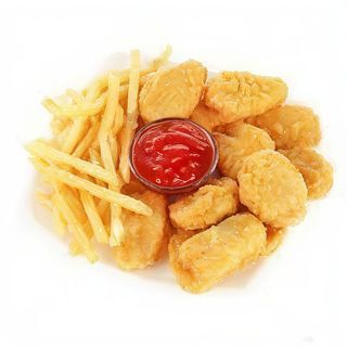 Nuggets con Patatas ó Arroz (8 uds.)