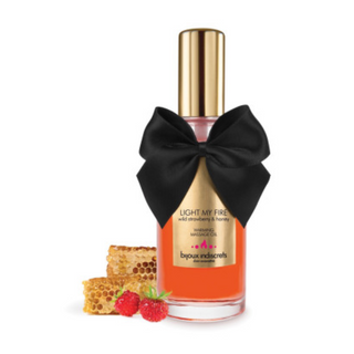 Розігрівальна Олія Bijoux Indiscrets Light My Fire – Wild Strawberry&honey