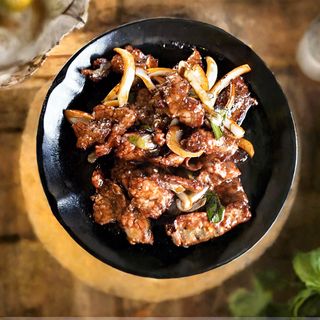 87. Ternera Con Salsa Curry