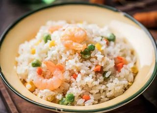 Arroz Frito con Gambas