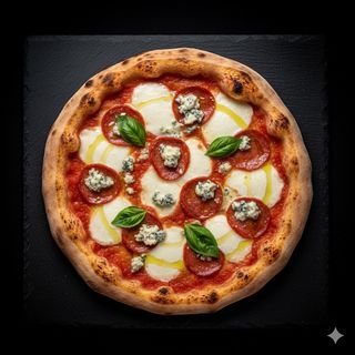 Salamino e gorgonzola