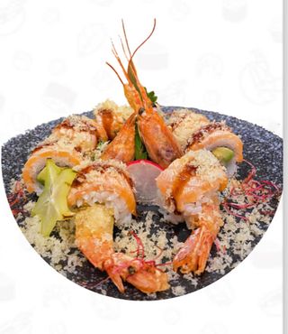 163. Uramaki gamberoni argentini roll