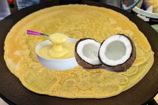 Crepes Crema e cocco                                 