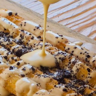 5 Churritos Oreo com chocolate branco